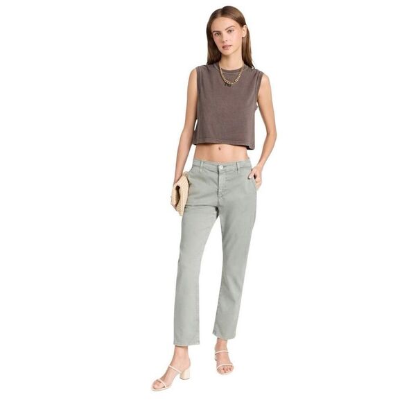 AG Adriano Goldschmied Women's Caden High Rise Tailored Trouser Pant Sulfur Rock - Picture 1 of 9